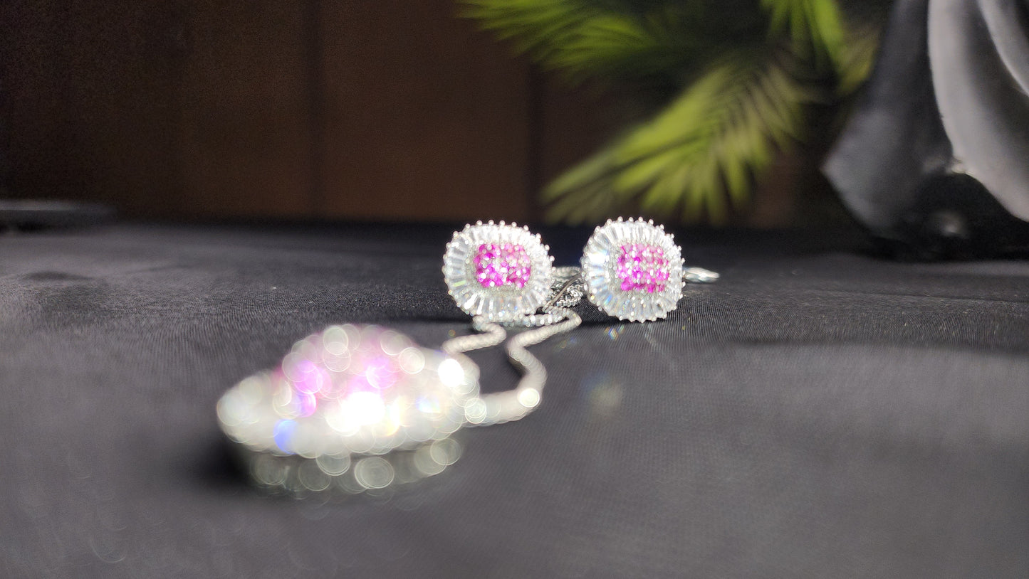 Full Stone Pendant Set