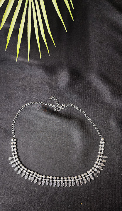 Oxidized Neck Kanthi