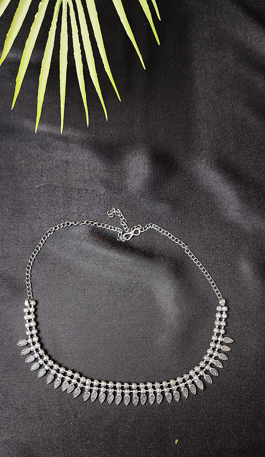 Oxidized Neck Kanthi