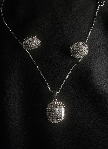 Full Stone Pendant Set