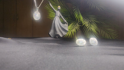 Full Stone Pendant Set