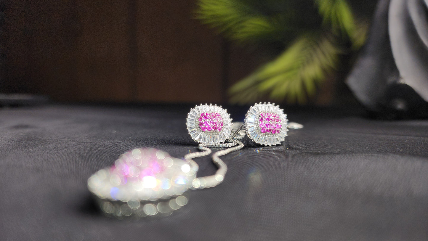 Full Stone Pendant Set