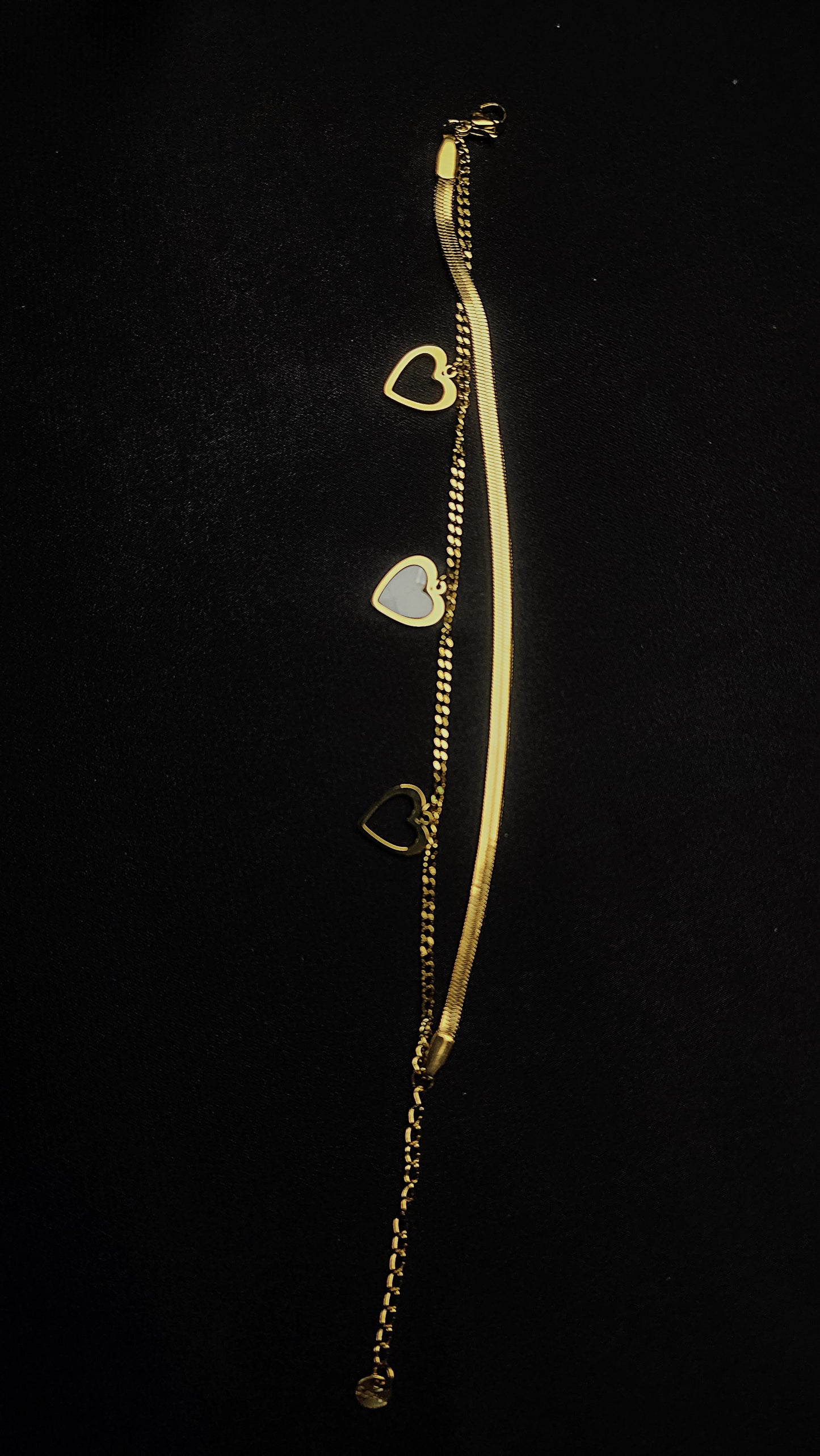 💖 3 Hearts, 1 Love BRACELET