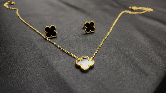 🌸 Flower Shape Locket Set