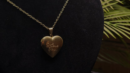 ❤️ I Love U Heart Symbol Locket
