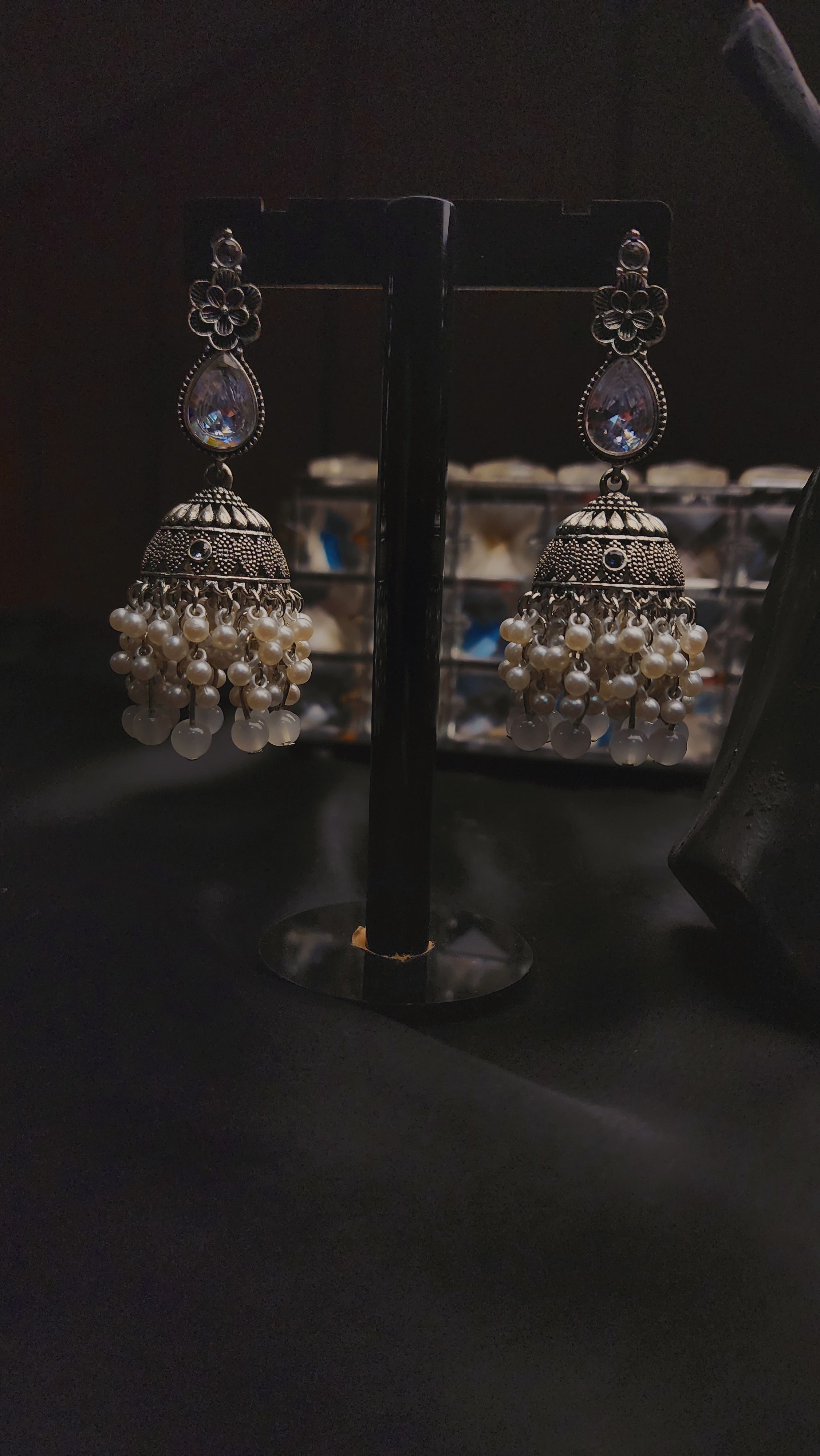 Xquisite Jhumka earrings.
