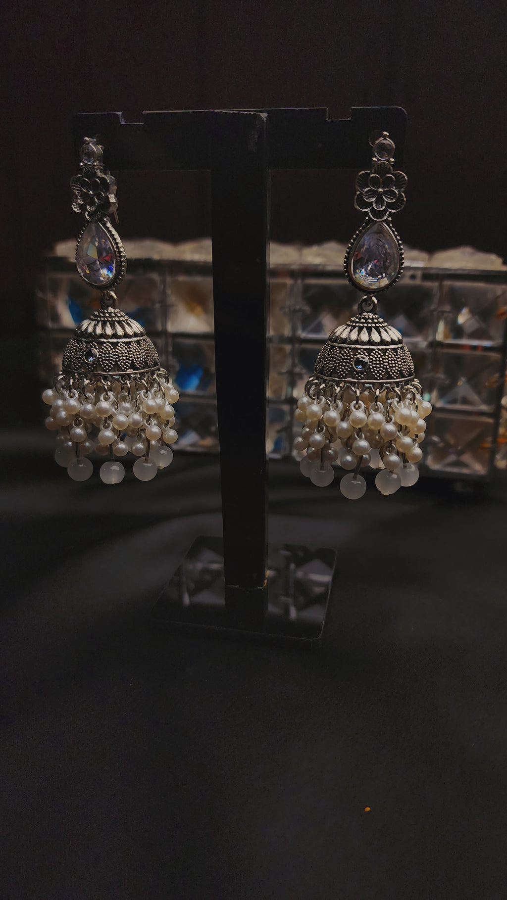 Xquisite Jhumka earrings.