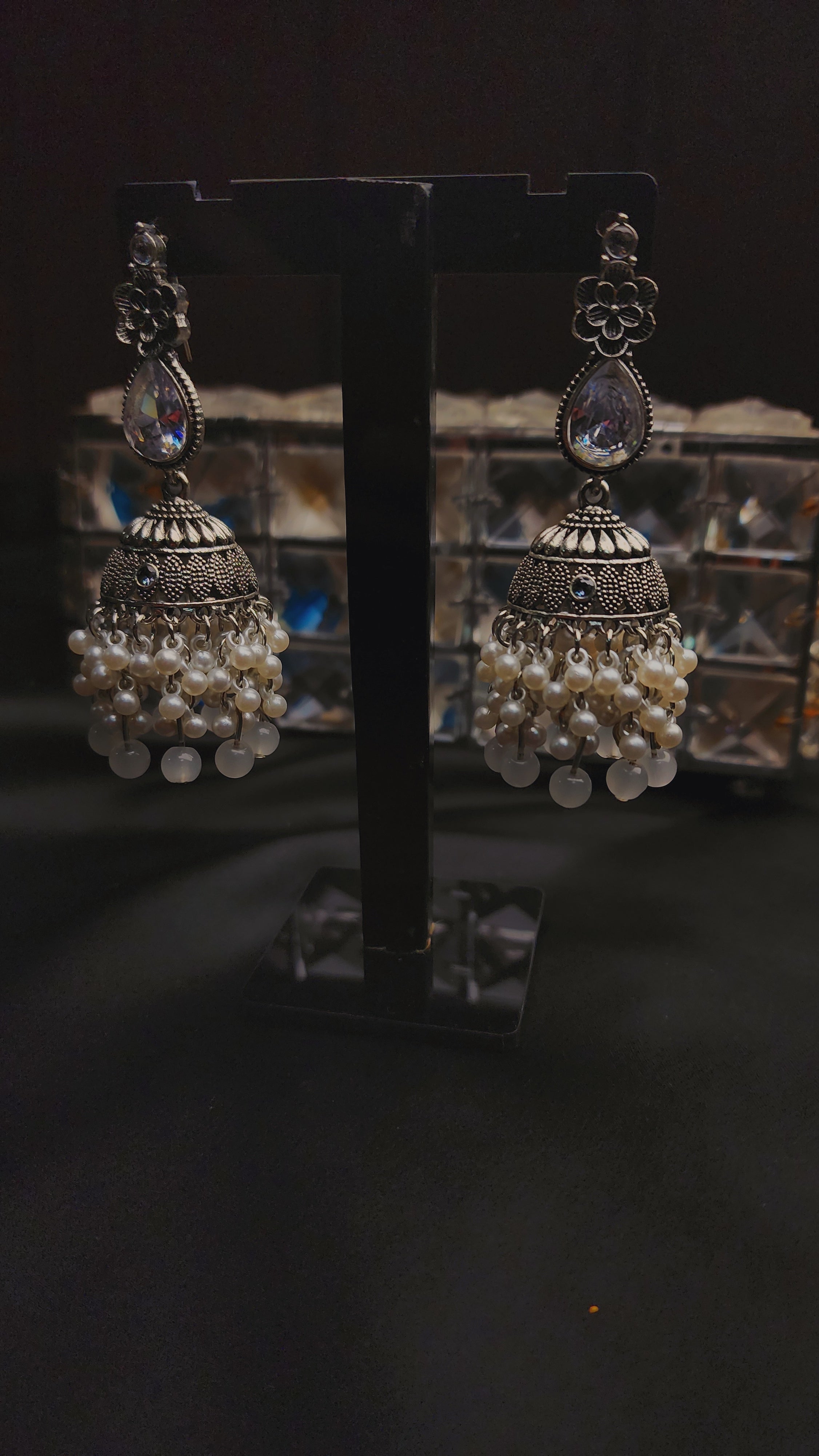 Xquisite Jhumka earrings.