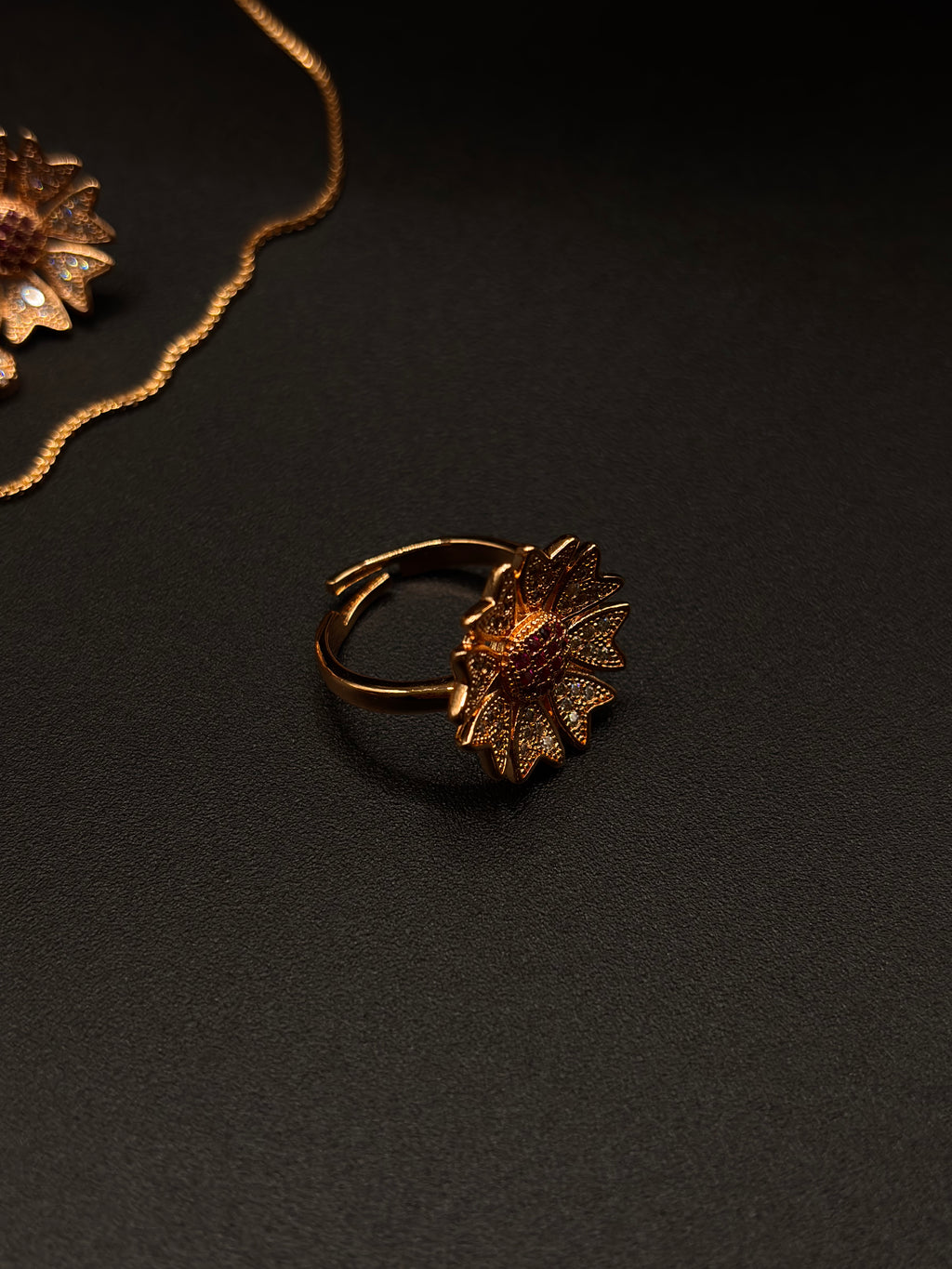 GOLDEN BLOSSON JEWELLERY SET