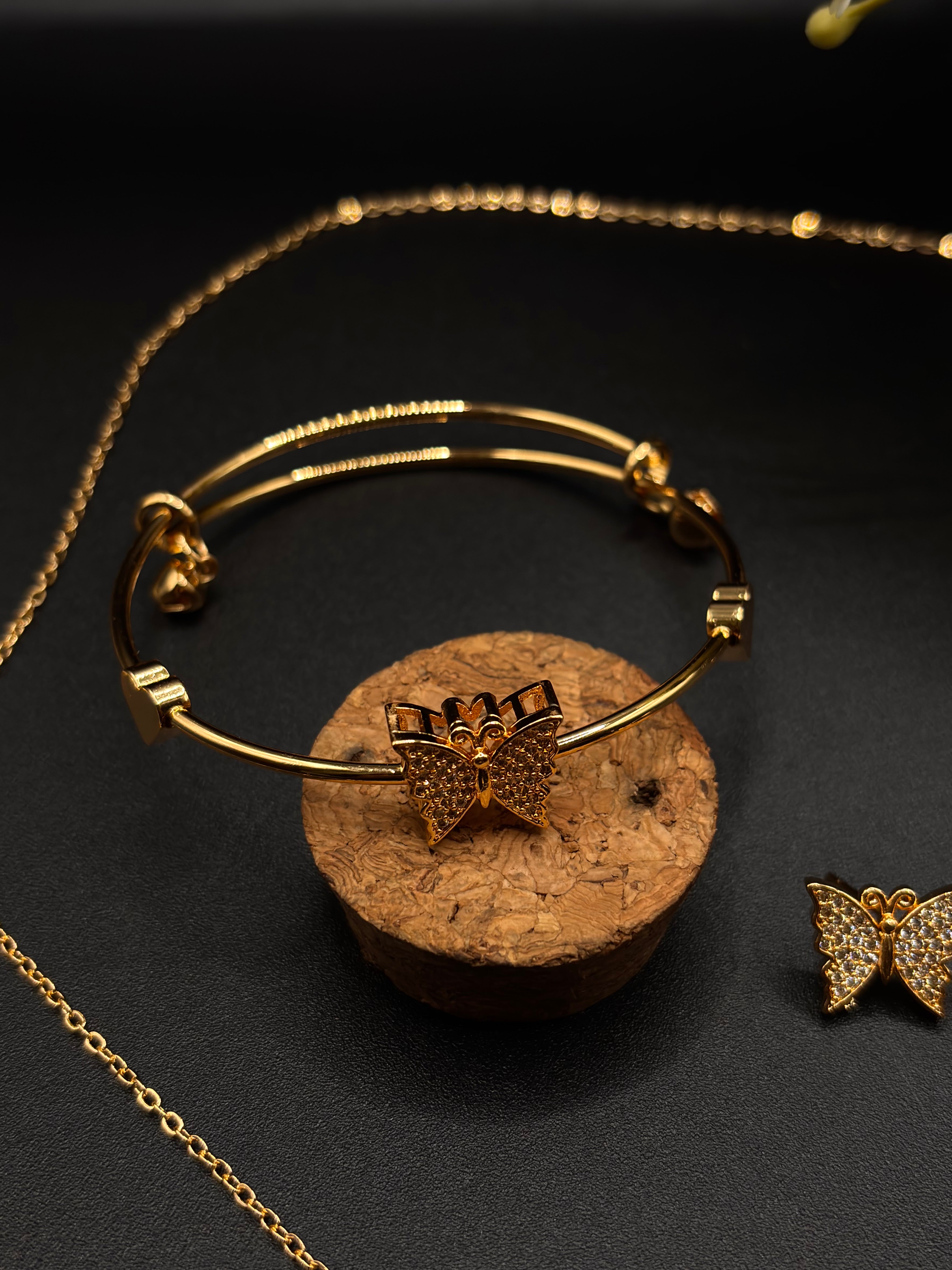 BUTTERFLY COMPLETE SET WITH BRACELET