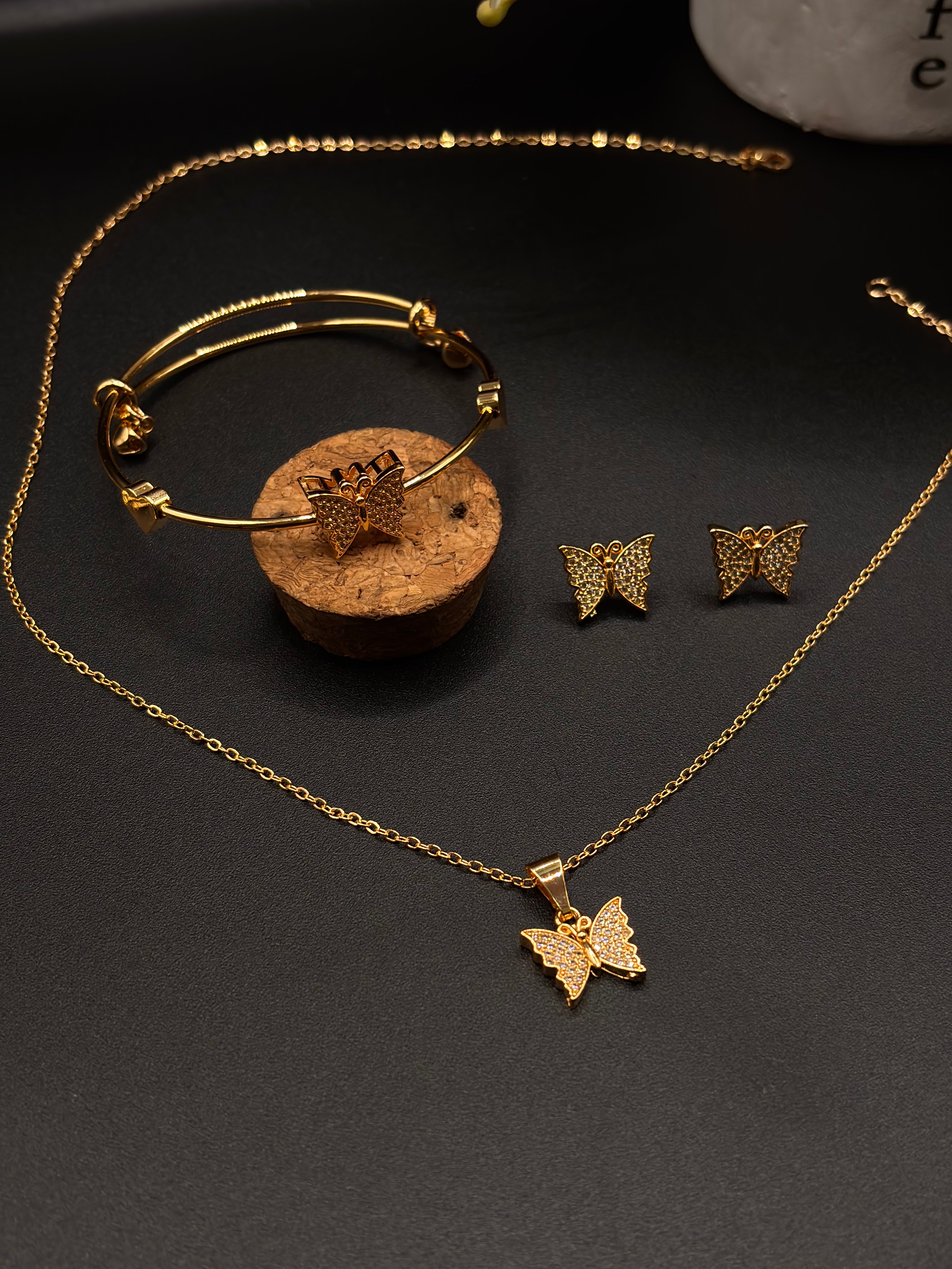 BUTTERFLY COMPLETE SET WITH BRACELET