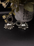 SILVER OXIDIZED JHUMKA