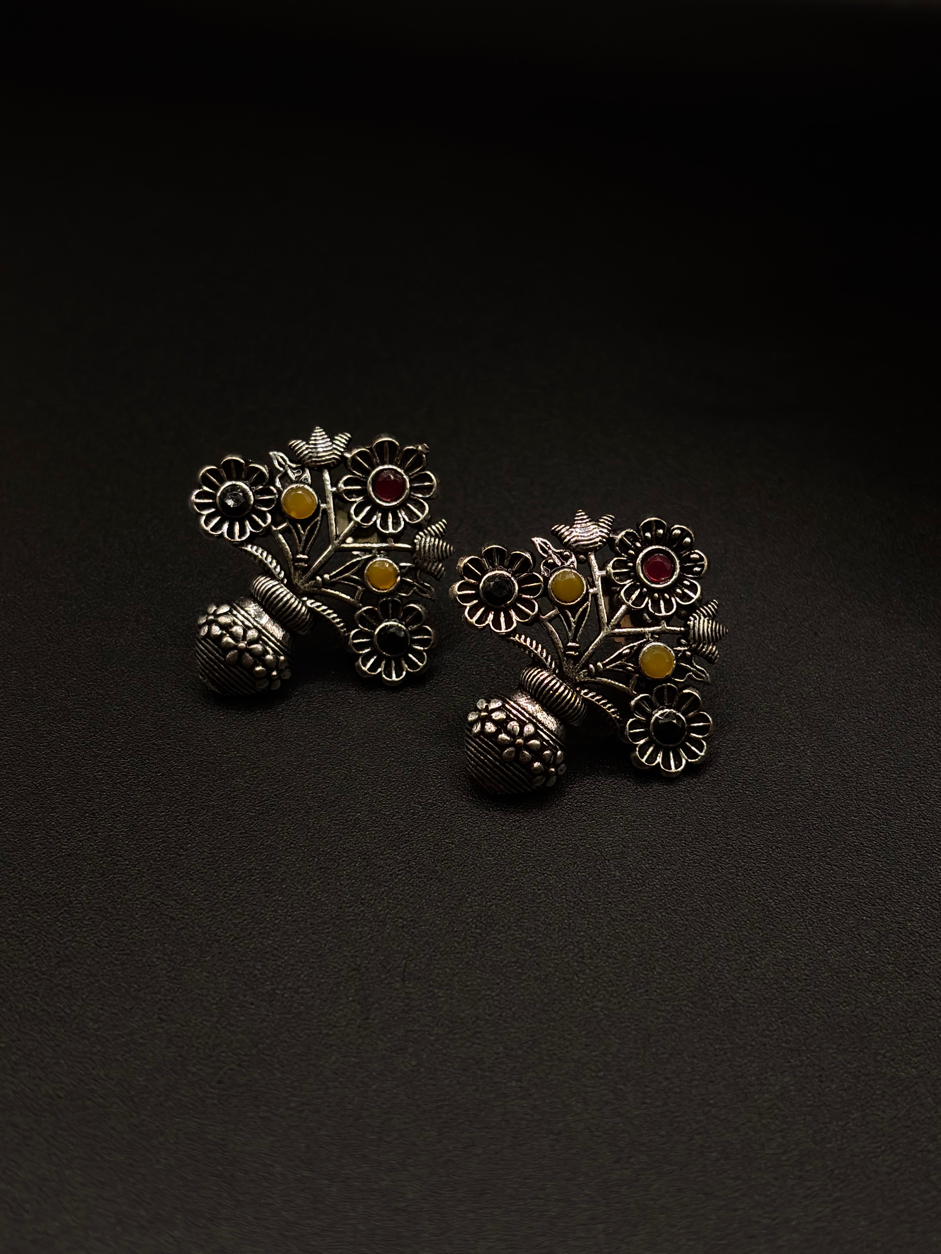 OXIDIZED EARRINGS