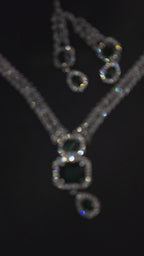 Exquisite Emerald and Diamond Jewelry Set✧˖°⋆｡˚