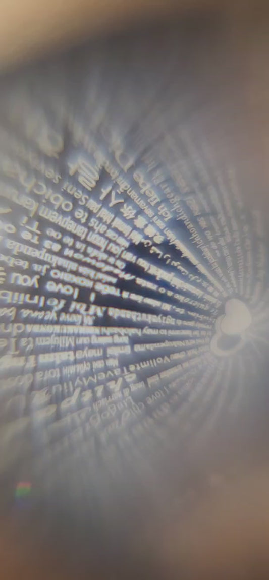 SPEICAL GIFT 4 LOVER 100 PLUS LANGUAGUE WRITTEN IN STONE I LOVE U