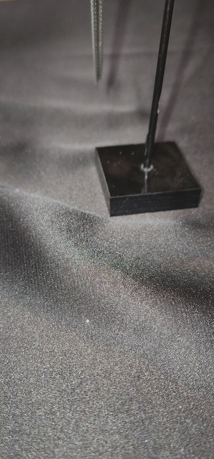 STONE CHAIN PEARL EARRRINGS