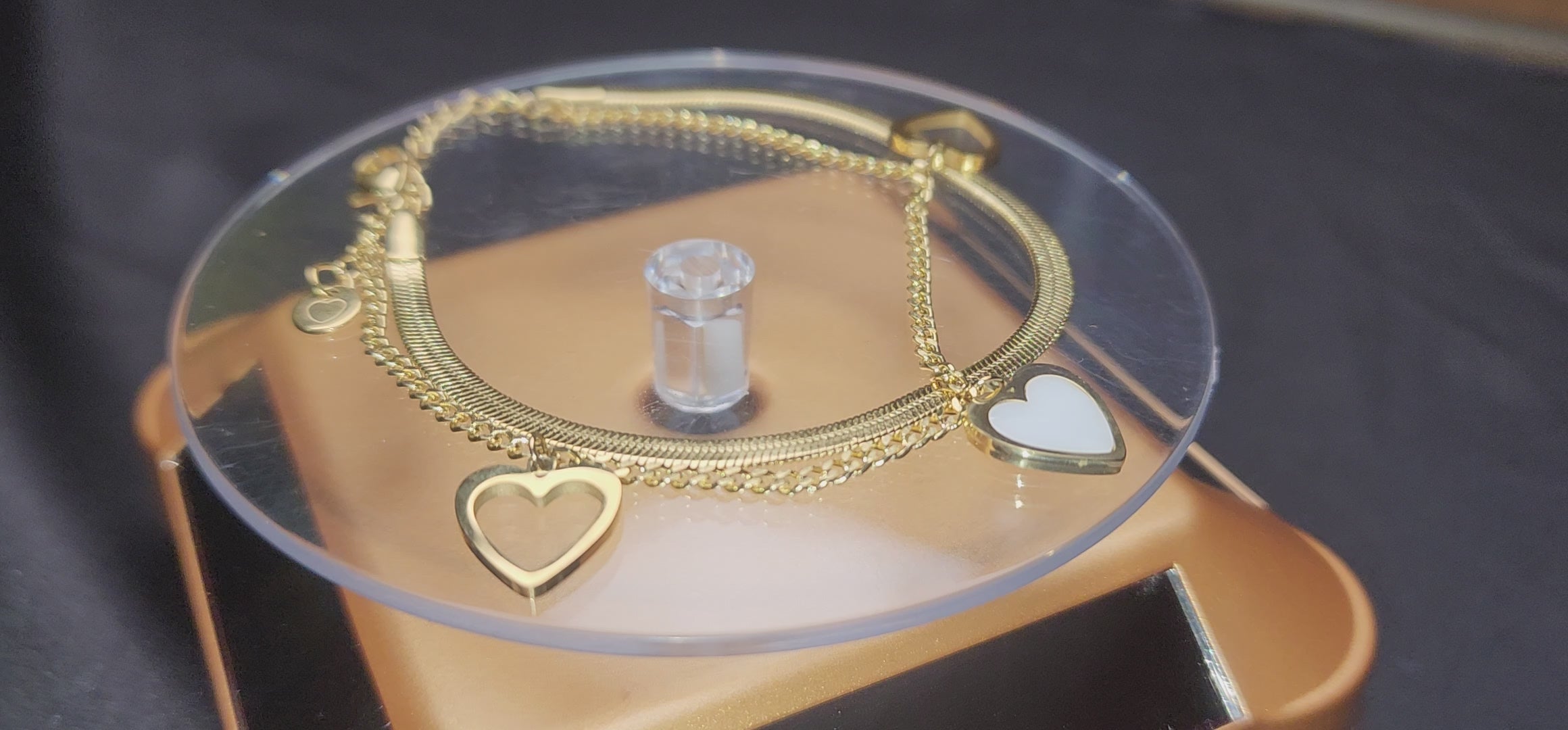 💖 3 Hearts, 1 Love BRACELET