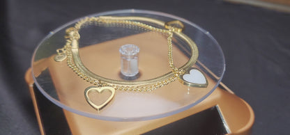 💖 3 Hearts, 1 Love BRACELET