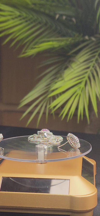 Full Stone Pendant Set