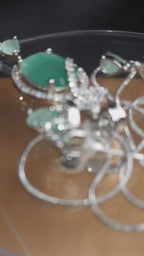 Exquisite Elegance: Discover Timeless Beauty with Our Stunning Gemstone Jewelry Set.
